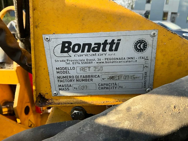 Bonatti - ret250 - mini-excavator - 2013 - afbeelding 5 van  14