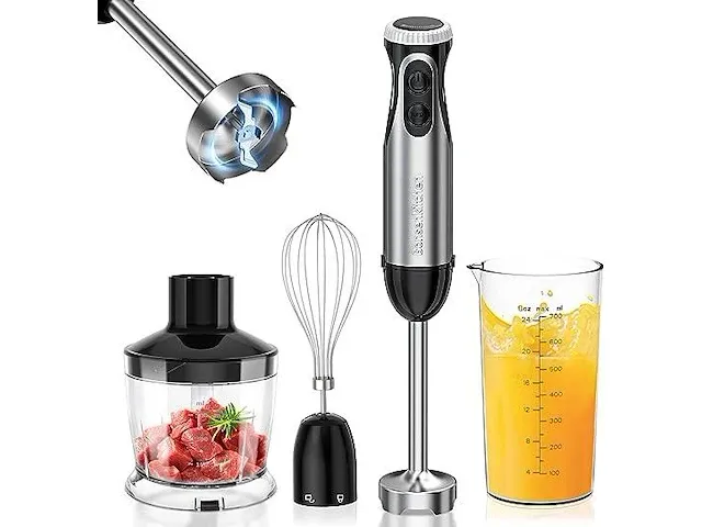 Bonsenkitchen staafmixer, 4-in-1 - afbeelding 1 van  2