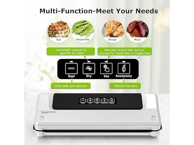 Bonsenkitchen vacuüm food sealer - afbeelding 3 van  3