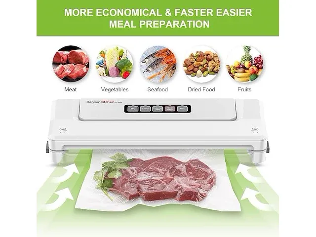 Bonsenkitchen vacuumsealer - afbeelding 2 van  3