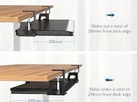 Bontec toetsenbordlade voor onder bureau - afbeelding 3 van  3