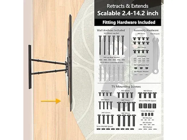 Bontec tv muurbeugel - afbeelding 5 van  5