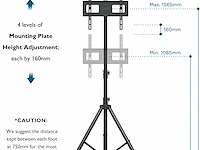 Bontec tv vloerstandaard - afbeelding 2 van  3
