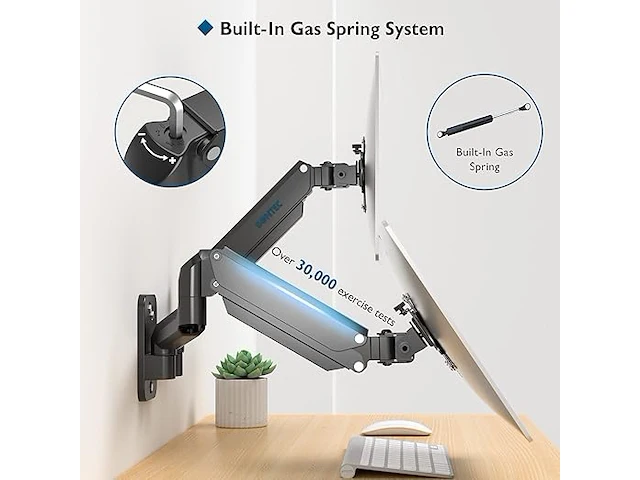 Bontec wandhouder voor schermen van 13 tot 27 inch - afbeelding 2 van  3