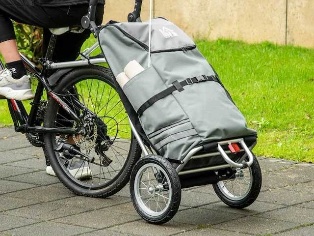 Boodschappentrolley voor vouwfiets - afbeelding 1 van  12