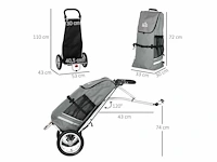 Boodschappentrolley voor vouwfiets - afbeelding 7 van  12