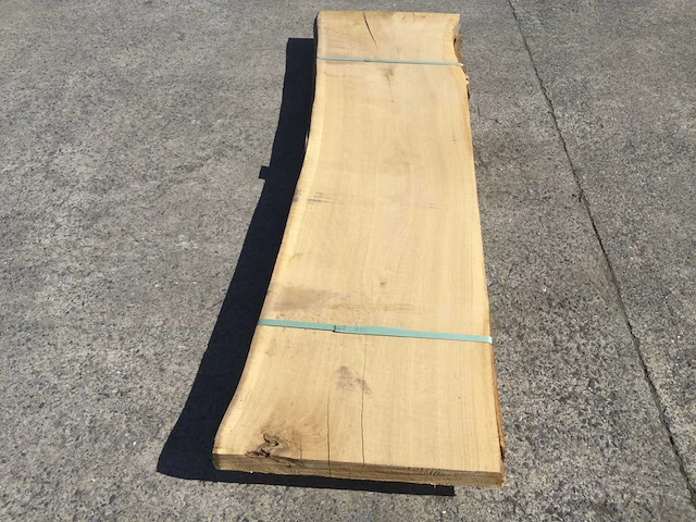 Boomstam tafelblad eiken 2200 x 520 x 60 mm - afbeelding 3 van  5
