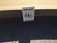 Boomstam tafelblad eiken 2200 x 520 x 60 mm - afbeelding 5 van  5