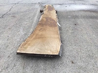 Boomstam tafelblad eiken 2450 x 450 x 50 mm - afbeelding 2 van  6