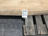 Boomstam tafelblad eiken 3670 x 350 x 70 mm - afbeelding 6 van  6