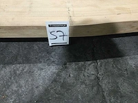 Boomstam tafelblad eiken 3670 x 430 x 70 mm - afbeelding 5 van  5
