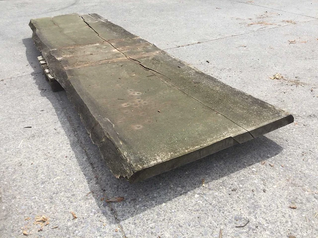Boomstam tafelblad eiken 4470 x 1200 x 80 mm - afbeelding 4 van  7