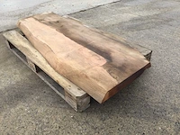 Boomstam tafelblad mammoet 1430 x 500 x 60 mm - afbeelding 4 van  5