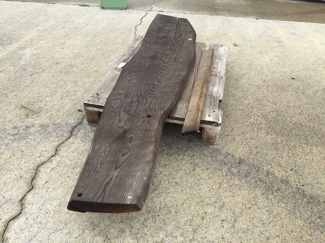 Boomstam tafelblad mammoet 2360 x 420 x 50 mm - afbeelding 4 van  6