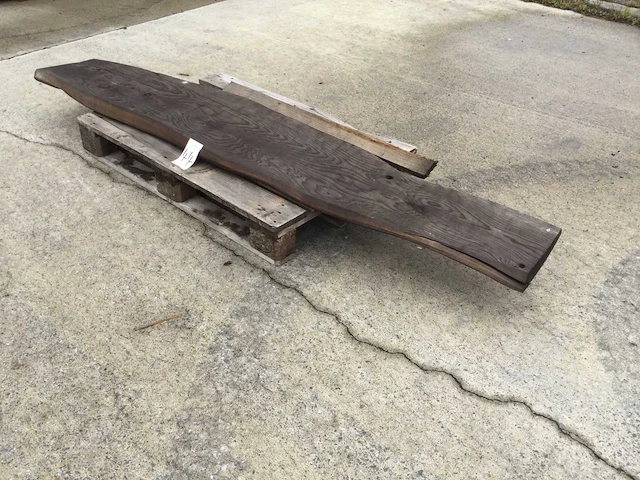 Boomstam tafelblad mammoet 2360 x 420 x 50 mm - afbeelding 5 van  6