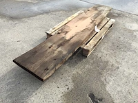 Boomstam tafelblad mammoet 2420 x 450 x 50 mm - afbeelding 1 van  5