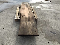 Boomstam tafelblad mammoet 2420 x 450 x 50 mm - afbeelding 2 van  5