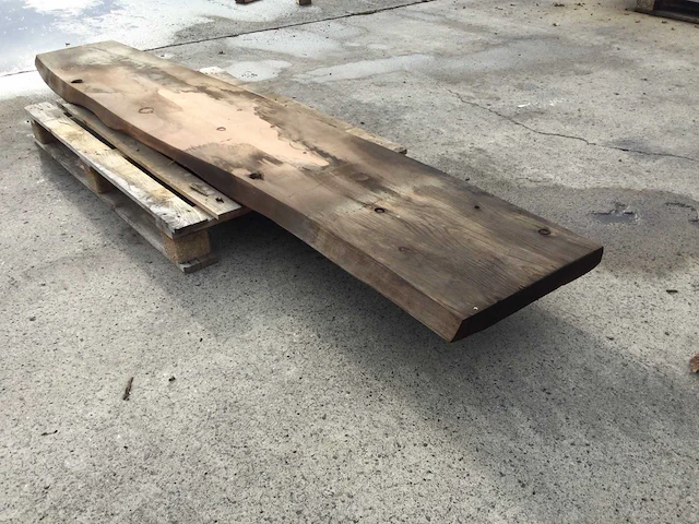 Boomstam tafelblad mammoet 2420 x 450 x 50 mm - afbeelding 4 van  5