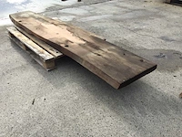 Boomstam tafelblad mammoet 2420 x 450 x 50 mm - afbeelding 4 van  5