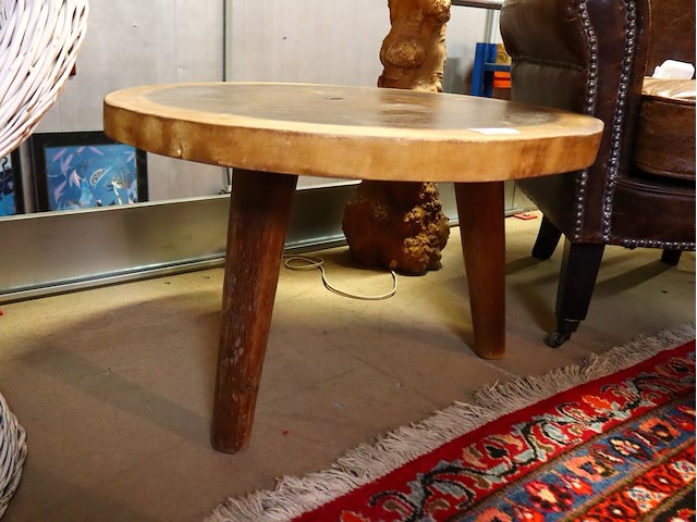 Boomstamschijf salontafel - afbeelding 2 van  4