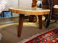 Boomstamschijf salontafel - afbeelding 2 van  4