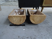 Boomstronk bloempot - afbeelding 1 van  3