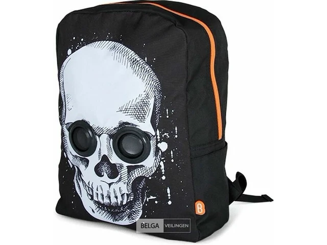 Boomzac bluetooth speakerrugtas skull - afbeelding 1 van  4