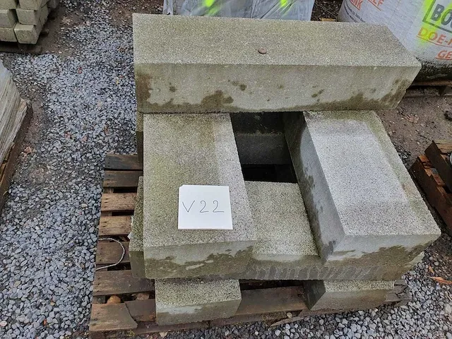 Boordsteen 100 x 30 x 20 cm (7 stuks) - afbeelding 1 van  1