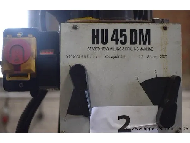 Boorfreesmachine hulvema hu45dm, bj 2008 - afbeelding 2 van  5