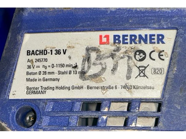 Boorhamer berner - afbeelding 6 van  8