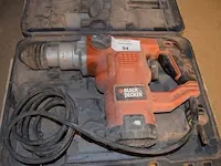 Boorhamer black&decker kd1250 in koffer, gasbrander welco (18,16) - afbeelding 3 van  8