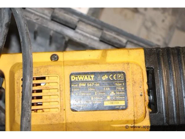 Boorhamer dewalt dw567-qs - afbeelding 1 van  2