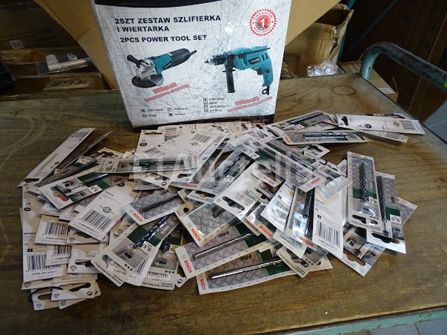 Boorinstallatie, slijpmachine champion cp-118 met 60 bosch-bits - afbeelding 1 van  8