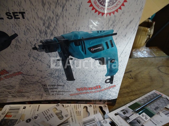 Boorinstallatie, slijpmachine champion cp-118 met 60 bosch-bits - afbeelding 2 van  8