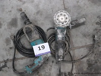 Boormachine en haakse slijptol makita wo ga504r, werking niet gekend