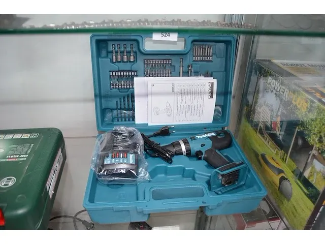 Boormachine makita hp488d met lader in koffer zonder batterij - afbeelding 1 van  6