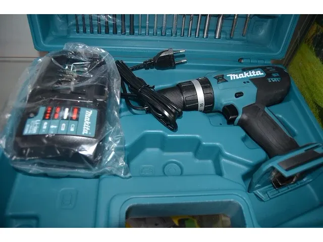 Boormachine makita hp488d met lader in koffer zonder batterij - afbeelding 3 van  6