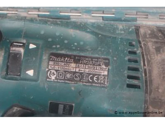 Boormachine makita hr2470ft, werking niet gekend - afbeelding 2 van  2