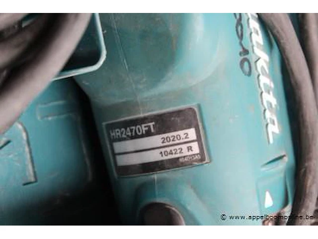 Boormachine makita hr2470ft, werking niet gekend - afbeelding 2 van  2
