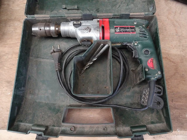 Boormachine metabo + dubbele slijpmolen hanning - afbeelding 1 van  5