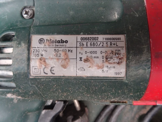 Boormachine metabo + dubbele slijpmolen hanning - afbeelding 3 van  5
