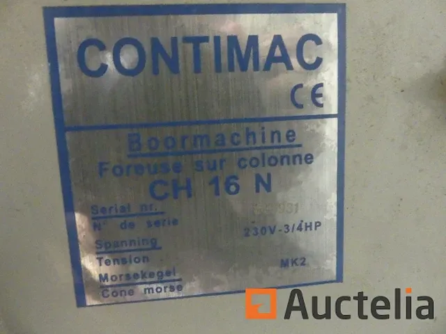 Boormachine op contimac ch16n kolom - afbeelding 4 van  10