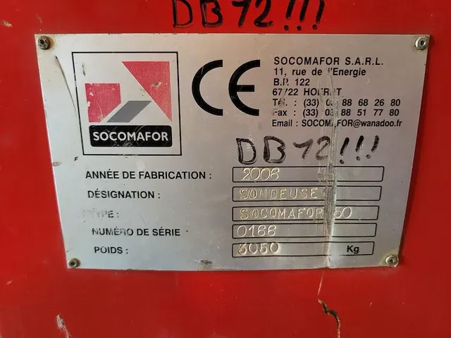 Boormachine socomafor - afbeelding 12 van  14