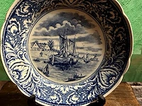 Bord delfts boch boot - afbeelding 1 van  2