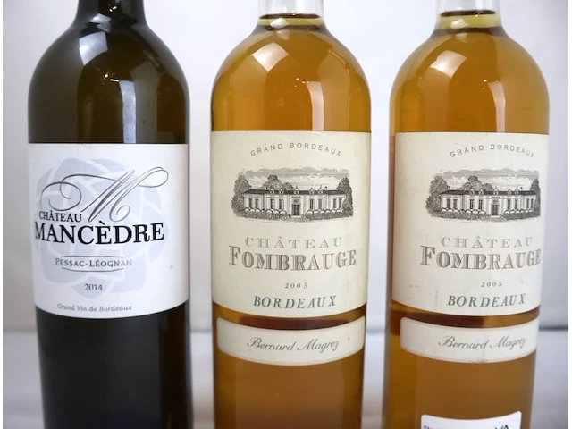 Bordeaux château fombrauge & chateau mancèdre (x3) - afbeelding 2 van  4