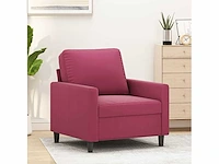 Bordeaux rode fauteuil 60 cm fluweel - afbeelding 2 van  9