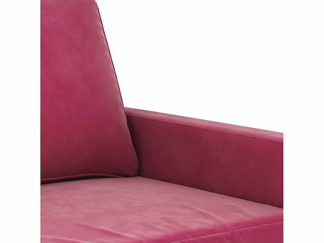 Bordeaux rode fauteuil 60 cm fluweel - afbeelding 7 van  9