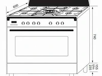 Boretti cfbg901ixbe3 toscana - afbeelding 4 van  4