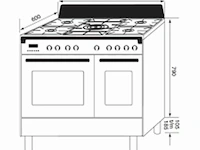Boretti cfbg902zwbe3 toscana - afbeelding 4 van  4