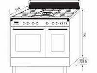 Boretti cfbg902zwbe3 toscana - afbeelding 5 van  5